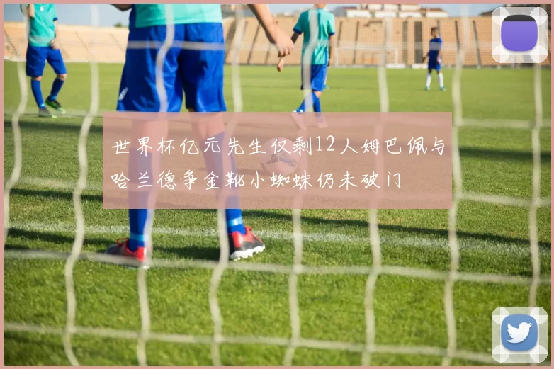 世界杯亿元先生仅剩12人姆巴佩与哈兰德争金靴小蜘蛛仍未破门